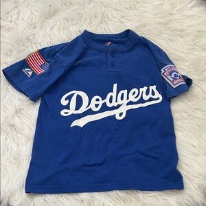 MAJESTIC Dodgers Kids Blue Jersey